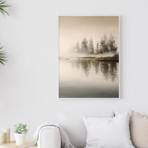 second image preview of Bild “River fog 2”