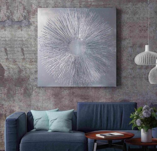 second image preview of Bild “Silver sun 2”